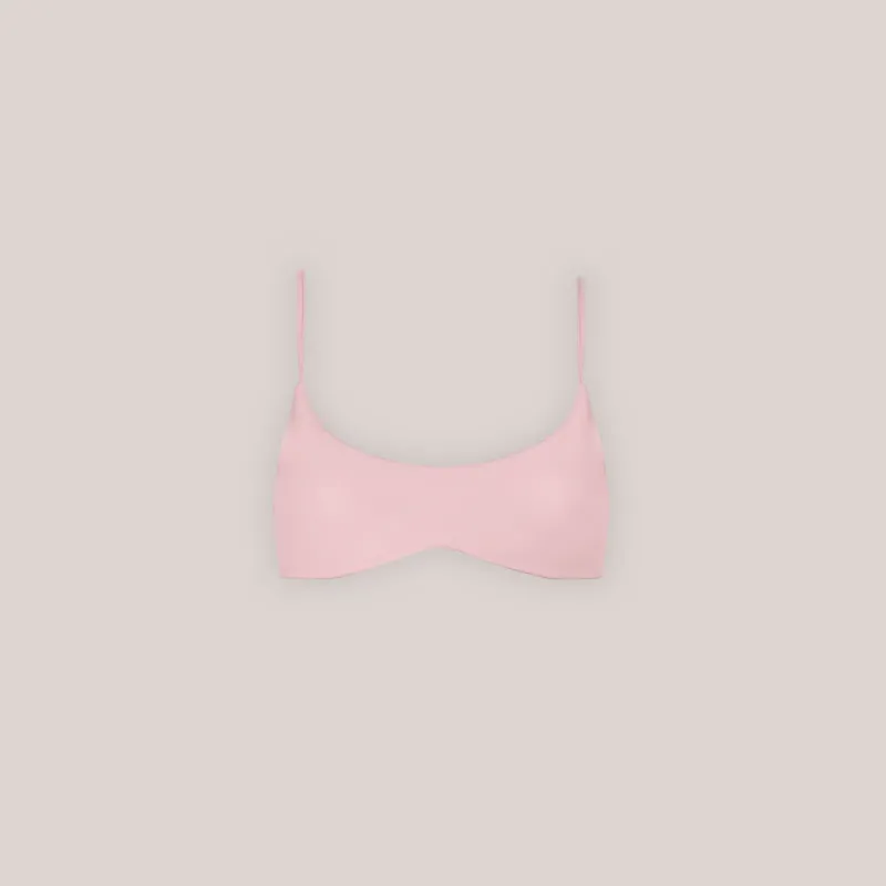 Lounge Underwear Bikinis | Doppelseitiges Bikini-Bralette - Rosa/Floral