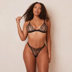 Lounge Underwear Slips | Bralettes | Embroidered Triangle BH -