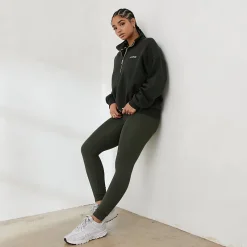 Lounge Underwear Hoodies Und Sweatshirts | Essential Übergrößes Quarter Zip Jumper -