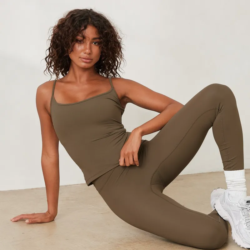 Lounge Underwear T-Shirts Und Oberteile | Essential Cami Top - Taupe