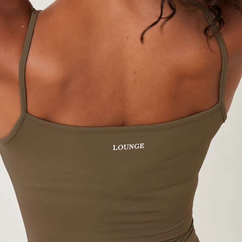 Lounge Underwear T-Shirts Und Oberteile | Essential Cami Top - Taupe