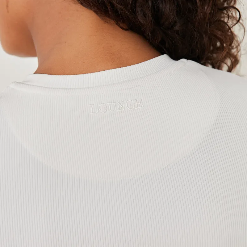 Lounge Underwear T-Shirts Und Oberteile | Essential Geripptes Langärmeliges Top -