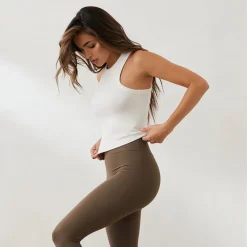 Lounge Underwear T-Shirts Und Oberteile | Essential Geripptes Racerback Top -