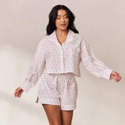 Lounge Underwear Pyjama-Oberteile | Floral Pyjama Oberteil -