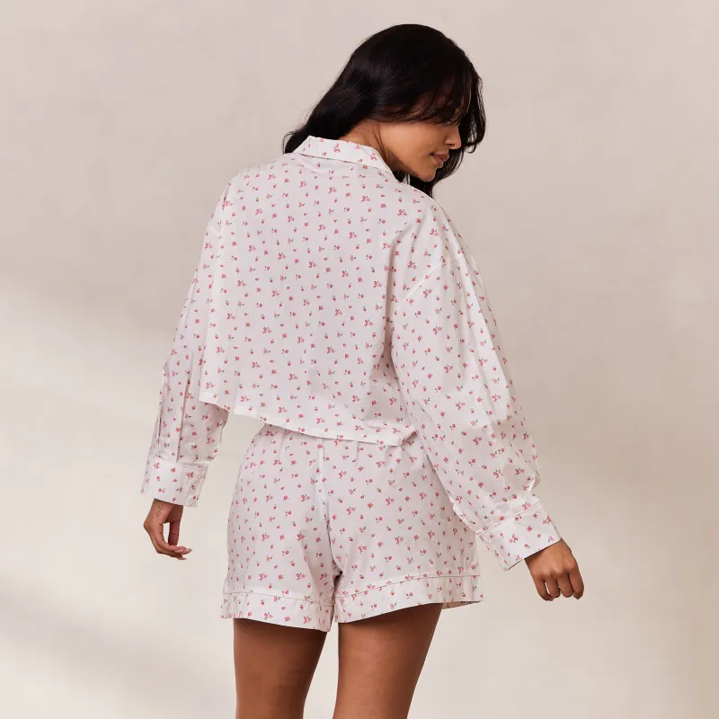 Lounge Underwear Pyjama-Oberteile | Floral Pyjama Oberteil -