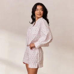 Lounge Underwear Pyjama-Oberteile | Floral Pyjama Oberteil -