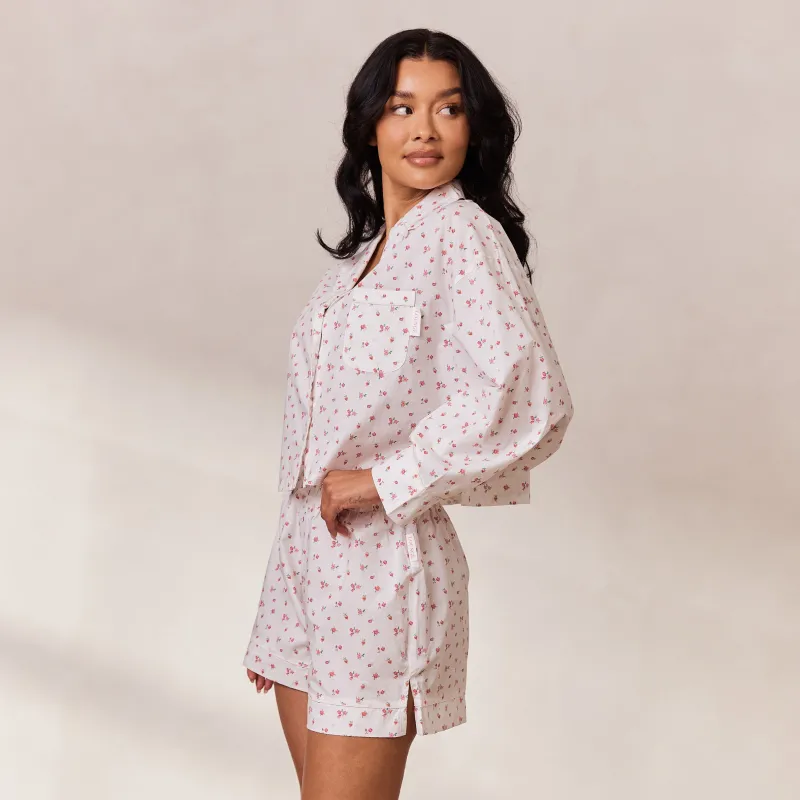 Lounge Underwear Pyjama-Oberteile | Floral Pyjama Oberteil -