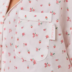 Lounge Underwear Pyjama-Oberteile | Floral Pyjama Oberteil -