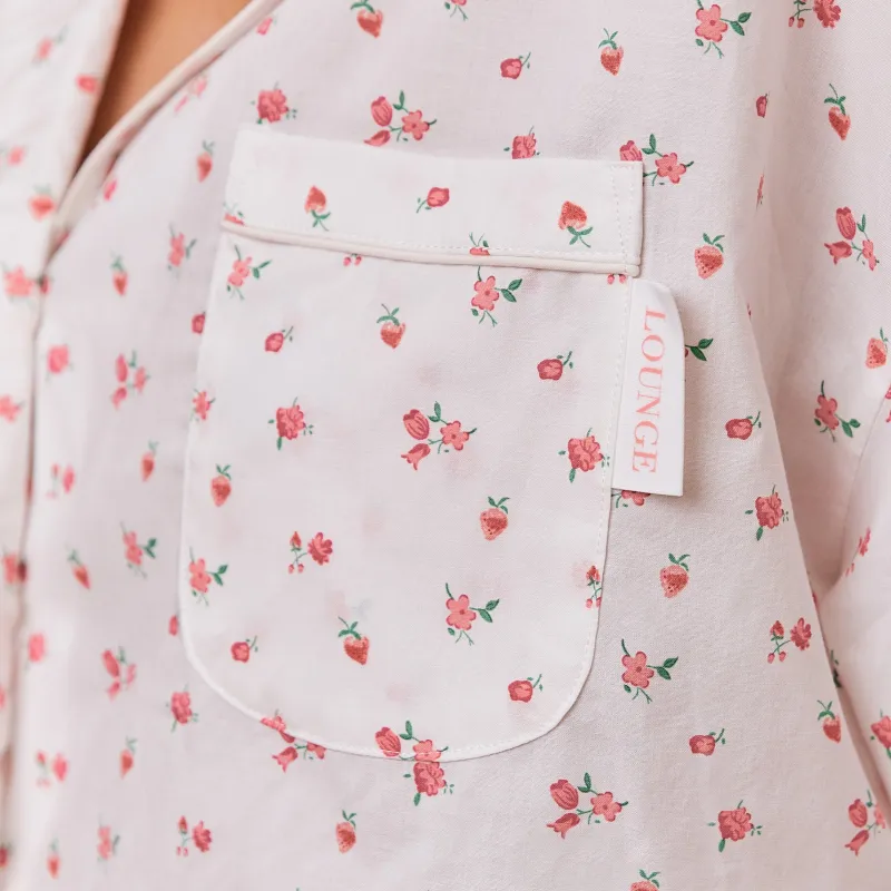 Lounge Underwear Pyjama-Oberteile | Floral Pyjama Oberteil -