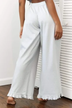 Lounge Underwear Schlaf | Frill Schlafanzug Hose -