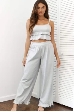 Lounge Underwear Schlaf | Frill Schlafanzug Hose -