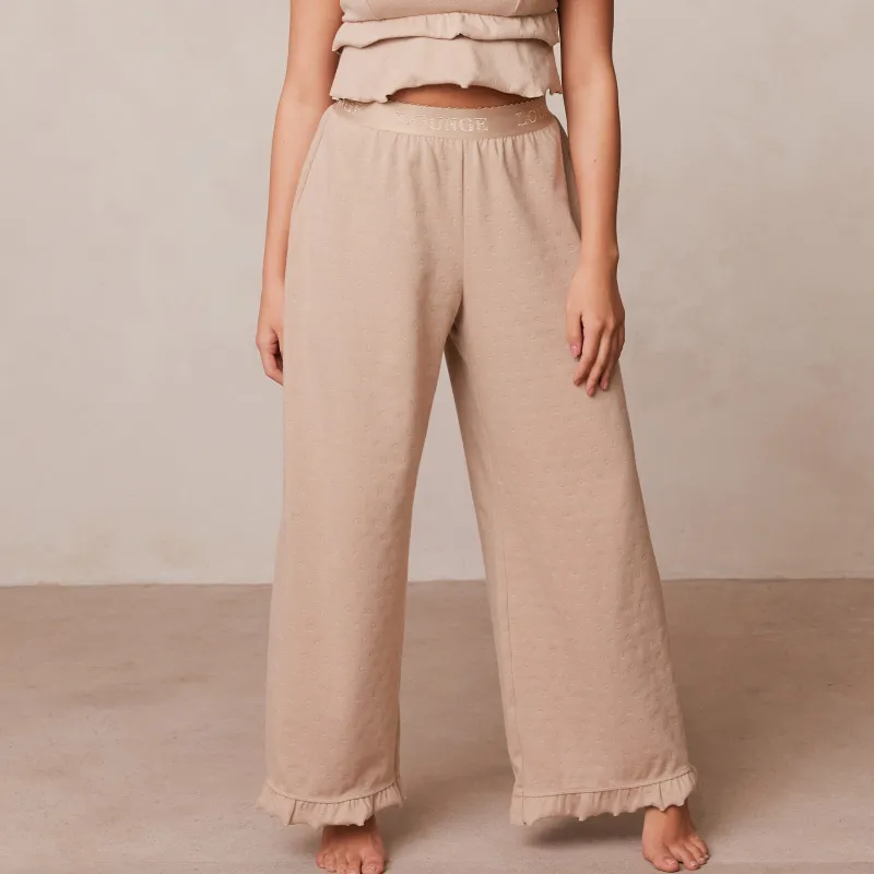 Lounge Underwear Schlaf | Frill Schlafanzug Hose -