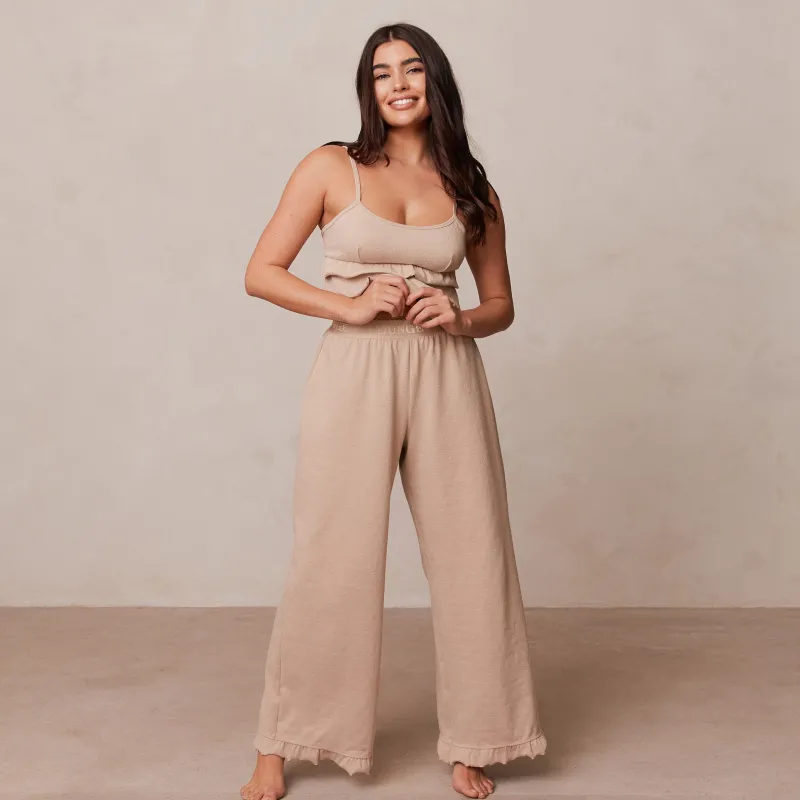 Lounge Underwear Schlaf | Frill Schlafanzug Hose -