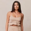 Lounge Underwear Schlaf | Frill Schlafanzug Oberteil -