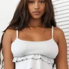 Lounge Underwear Schlaf | Frill Schlafanzug Oberteil-