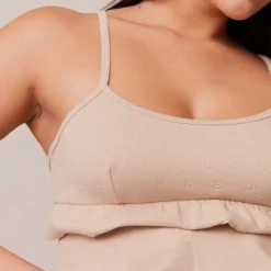 Lounge Underwear Schlaf | Frill Schlafanzug Oberteil -