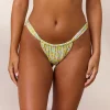 Lounge Underwear Bikinis | Gerüschter Bikini-String -