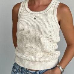 Lounge Underwear T-Shirts Und Oberteile | Gestrickte Weste -