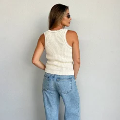 Lounge Underwear T-Shirts Und Oberteile | Gestrickte Weste -