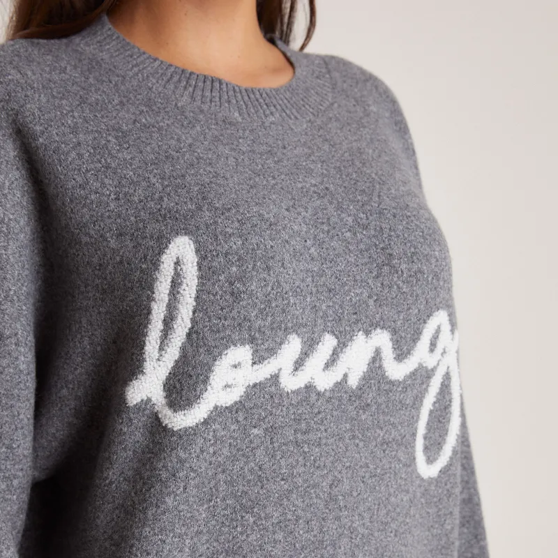 Lounge Underwear Hoodies Und Sweatshirts | Pullis Und Strickjacken | Gestrickter Lounge-Pullover -