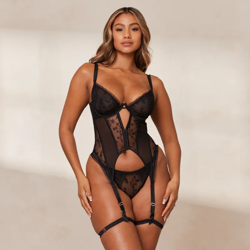 Lounge Underwear Intimates Sets | Longline | Gia Intimates Basque (Set) -