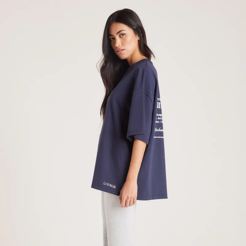 Lounge Underwear T-Shirts Und Oberteile | Kastenförmiges T-Shirt -