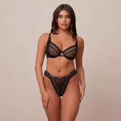 Lounge Underwear Höschen | Balcony | Liberty Balcony BH - Black