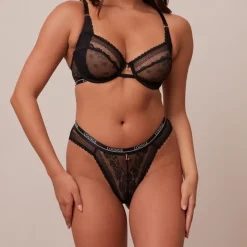 Lounge Underwear Höschen | Balcony | Liberty Balcony BH - Black
