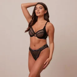 Lounge Underwear Höschen | Balcony | Liberty Balcony BH - Black