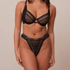 Lounge Underwear Höschen | Balcony | Liberty Balcony BH - Black