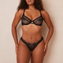 Lounge Underwear Höschen | Balcony | Liberty Balcony BH - Black