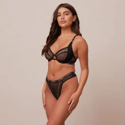 Lounge Underwear Höschen | Balcony | Liberty Balcony BH - Black