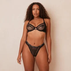Lounge Underwear Höschen | Balcony | Liberty Balcony BH - Black