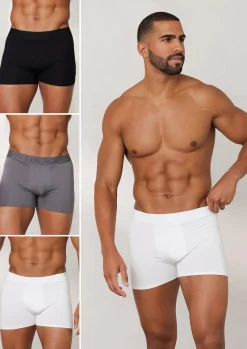 Lounge Underwear Boxershorts Für Männer | Multipacks | Luxe Herren-Boxer (3er Paket) - pack