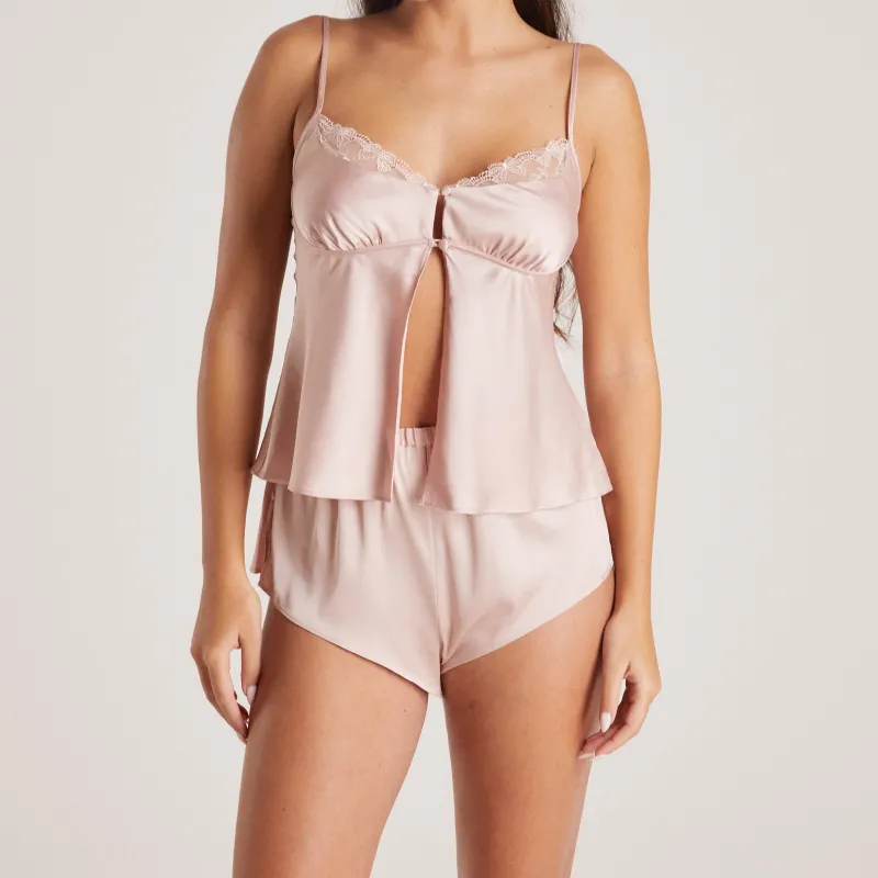 Lounge Underwear Pyjamas Sets | Pyjama-Hosen | Mini Satin Schleife Pyjama-Shorts -
