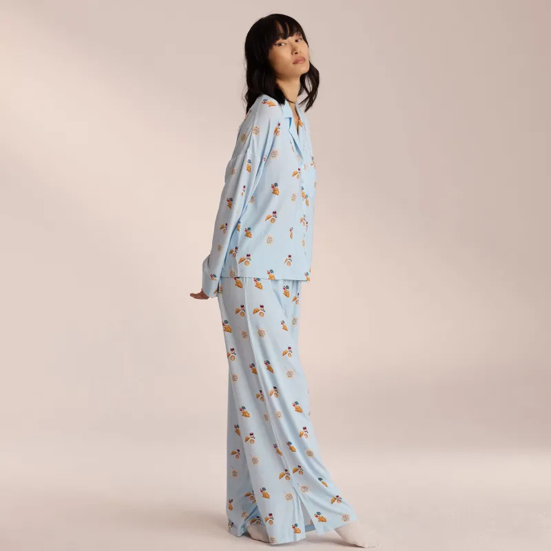 Lounge Underwear Pyjama-Oberteile | Modal Pyjamahemd -