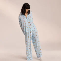 Lounge Underwear Pyjama-Oberteile | Modal Pyjamahemd -