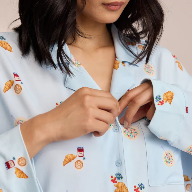 Lounge Underwear Pyjama-Oberteile | Modal Pyjamahemd -