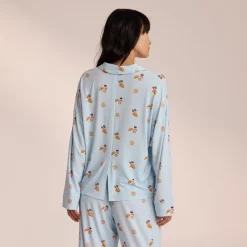 Lounge Underwear Pyjama-Oberteile | Modal Pyjamahemd -