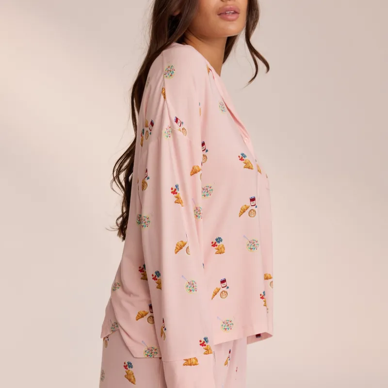 Lounge Underwear Pyjama-Oberteile | Pyjamas Sets | Modal Pyjamahemd -