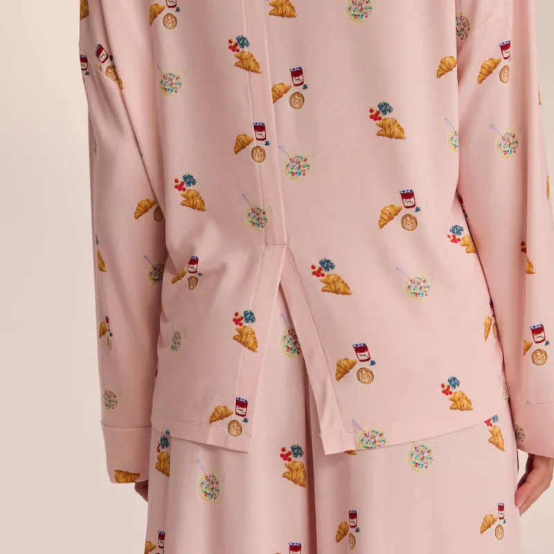 Lounge Underwear Pyjama-Oberteile | Pyjamas Sets | Modal Pyjamahemd -