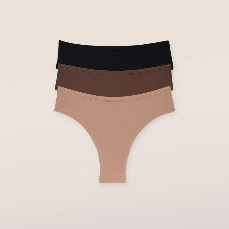 Lounge Underwear Brazilians | Multipacks | Nude Brazilian Slips (3er Paket) -