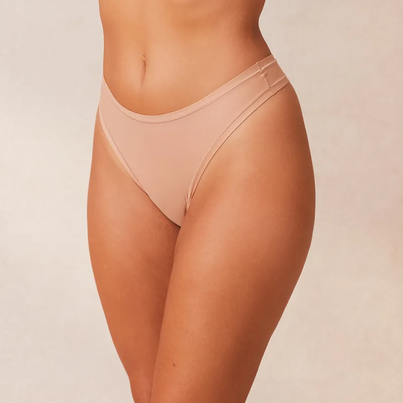 Lounge Underwear Multipacks | Nude String (3er Paket) -