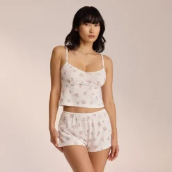 Lounge Underwear Pyjama-Oberteile | Pointelle Cami Pyjamatop -