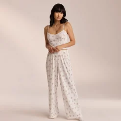 Lounge Underwear Pyjama-Hosen | Pointelle Pyjamahose -