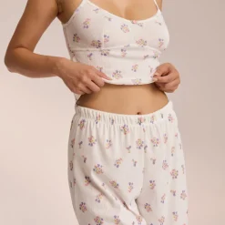 Lounge Underwear Pyjama-Hosen | Pointelle Pyjamahose -