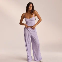 Lounge Underwear Pyjama-Hosen | Pyjamas Sets | Pointelle Pyjamahose -