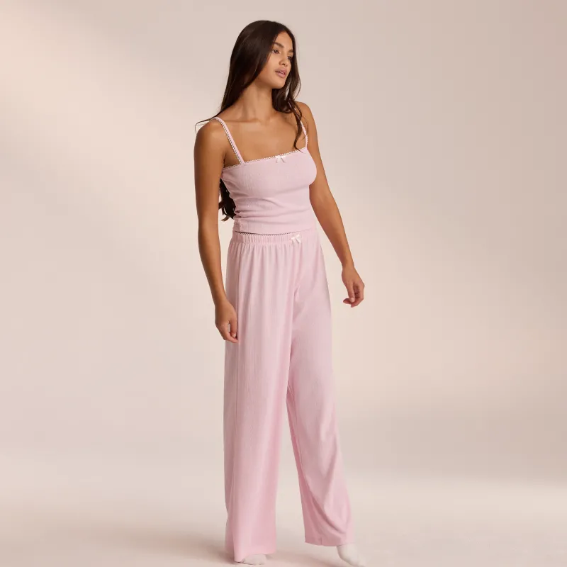 Lounge Underwear Pyjama-Hosen | Pyjamas Sets | Pointelle Pyjamahose -