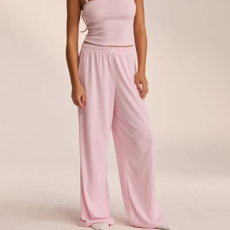 Lounge Underwear Pyjama-Hosen | Pyjamas Sets | Pointelle Pyjamahose -