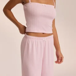 Lounge Underwear Pyjama-Hosen | Pyjamas Sets | Pointelle Pyjamahose -